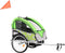 vidaXL - Fietstrailer - en - kinderwagen - 2-in-1 - groen - en - grijs
