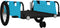 vidaXL - Fietstrailer - oxford - stof - en - ijzer - blauw - en - zwart