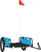 vidaXL - Fietstrailer - oxford - stof - en - ijzer - blauw