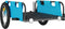 vidaXL - Fietstrailer - oxford - stof - en - ijzer - blauw