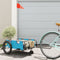 vidaXL - Fietstrailer - oxford - stof - en - ijzer - blauw