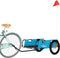 vidaXL - Fietstrailer - oxford - stof - en - ijzer - blauw