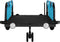 vidaXL - Fietstrailer - oxford - stof - en - ijzer - blauw