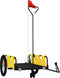 vidaXL - Fietstrailer - oxford - stof - en - ijzer - geel - en - zwart