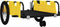 vidaXL - Fietstrailer - oxford - stof - en - ijzer - geel - en - zwart