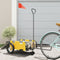 vidaXL - Fietstrailer - oxford - stof - en - ijzer - geel