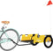 vidaXL - Fietstrailer - oxford - stof - en - ijzer - geel
