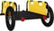 vidaXL - Fietstrailer - oxford - stof - en - ijzer - geel