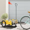 vidaXL - Fietstrailer - oxford - stof - en - ijzer - geel