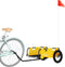 vidaXL - Fietstrailer - oxford - stof - en - ijzer - geel