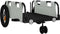 vidaXL - Fietstrailer - oxford - stof - en - ijzer - grijs