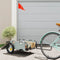 vidaXL - Fietstrailer - oxford - stof - en - ijzer - grijs