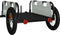 vidaXL - Fietstrailer - oxford - stof - en - ijzer - grijs