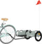 vidaXL - Fietstrailer - oxford - stof - en - ijzer - grijs