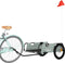 vidaXL - Fietstrailer - oxford - stof - en - ijzer - grijs