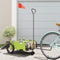 vidaXL - Fietstrailer - oxford - stof - en - ijzer - groen