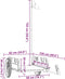 vidaXL - Fietstrailer - oxford - stof - en - ijzer - groen