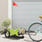 vidaXL - Fietstrailer - oxford - stof - en - ijzer - groen