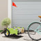 vidaXL - Fietstrailer - oxford - stof - en - ijzer - groen