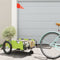 vidaXL - Fietstrailer - oxford - stof - en - ijzer - groen