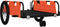 vidaXL - Fietstrailer - oxford - stof - en - ijzer - oranje - en - zwart
