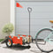 vidaXL - Fietstrailer - oxford - stof - en - ijzer - oranje