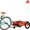 vidaXL - Fietstrailer - oxford - stof - en - ijzer - oranje