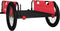 vidaXL - Fietstrailer - oxford - stof - en - ijzer - rood - en - zwart