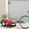 vidaXL - Fietstrailer - oxford - stof - en - ijzer - rood