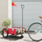 vidaXL - Fietstrailer - oxford - stof - en - ijzer - rood