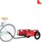 vidaXL - Fietstrailer - oxford - stof - en - ijzer - rood