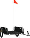 vidaXL - Fietstrailer - oxford - stof - en - ijzer - zwart
