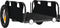 vidaXL - Fietstrailer - oxford - stof - en - ijzer - zwart