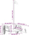 vidaXL - Fietstrailer - oxford - stof - en - ijzer - zwart