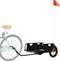vidaXL - Fietstrailer - oxford - stof - en - ijzer - zwart