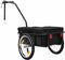 vidaXL - Fietstrailer/trekwagen - 155x60x83 - cm - staal - zwart