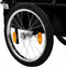 vidaXL - Fietstrailer/trekwagen - 155x60x83 - cm - staal - zwart