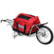 vidaXL - Fietstransporttrailer - met - 1 - wiel - en - opbergtas