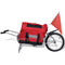vidaXL - Fietstransporttrailer - met - 1 - wiel - en - opbergtas