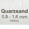 vidaXL - Filterzand - 25 - kg - 0,8-1,6 - mm