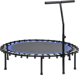 vidaXL Fitnesstrampoline met handgreep 122 cm