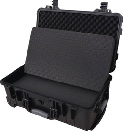 vidaXL - Flightcase - op - wieltjes - 58x45x27 - cm - PP - zwart