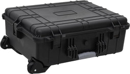 vidaXL - Flightcase - op - wieltjes - 63x50x23 - cm - PP - zwart