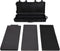 vidaXL Flightcase op wieltjes 96x42x16 cm PP zwart