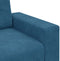 vidaXL - Fluwelen - blauw - Fluweel, - hout - Middelgroot - Duurzaam - Blauwe - bank