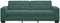 vidaXL - Fluwelen - donkergroen - Fluwelen - stof - met - stevig - houten - frame