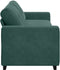 vidaXL - Fluwelen - donkergroen - Fluwelen - stof - met - stevig - houten - frame