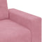 vidaXL - Fluwelen - Roze - Comfortabele - Schuimvulling - Standaard