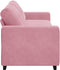 vidaXL - Fluwelen - Roze - Comfortabele - Schuimvulling - Standaard