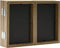 vidaXL - Fotolijst - drieluik - 22x15 - cm+2x(10x15 - cm) - lichtbruin
